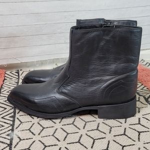 LAREDO HOXIE WESTERN BOOT IN BLACK, SIZE 11